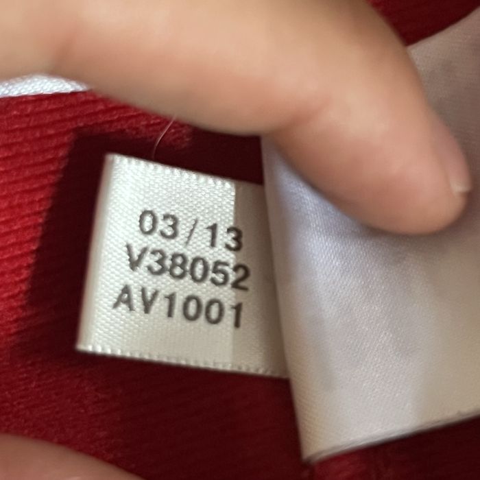 Kurtka Adidas track top czerwono-czarna M 2013