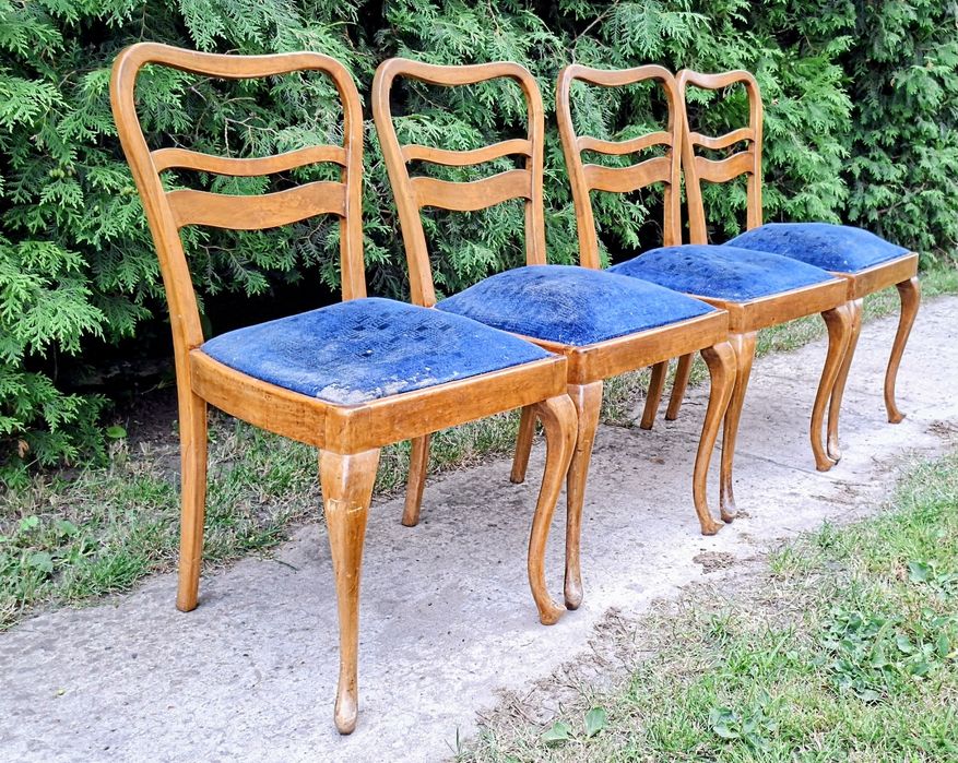Zestaw Krzeseł Art Deco