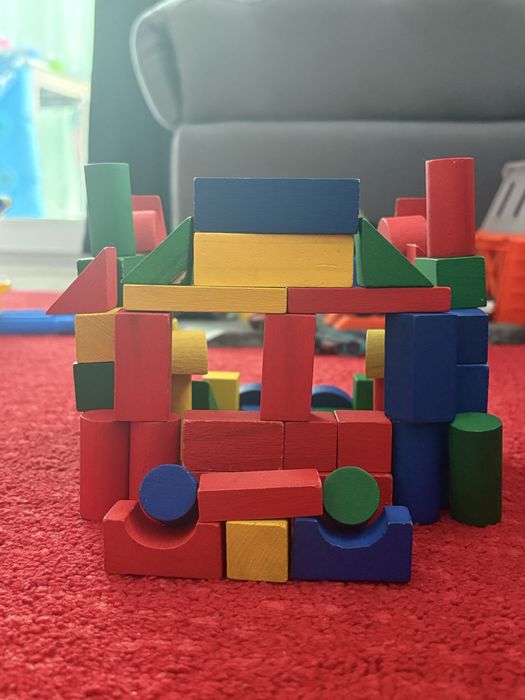 Конструктор деревʼяний 100елементів