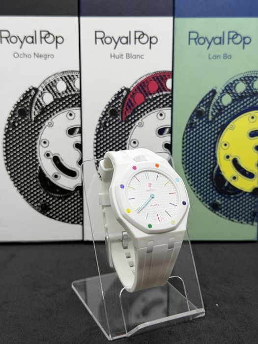Механічний годинник Audemars Piguet ×Swatch Royal Pop Huit Blanc