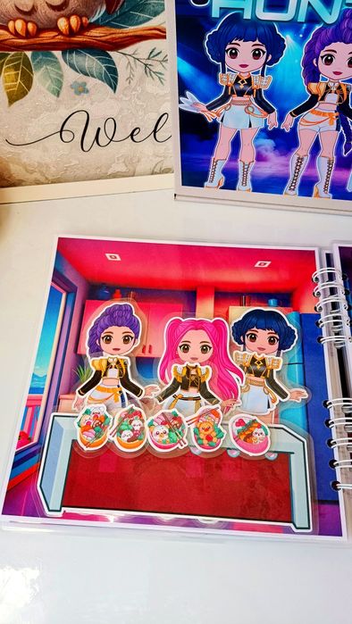 Альбом на липучках K- POP Ляльки