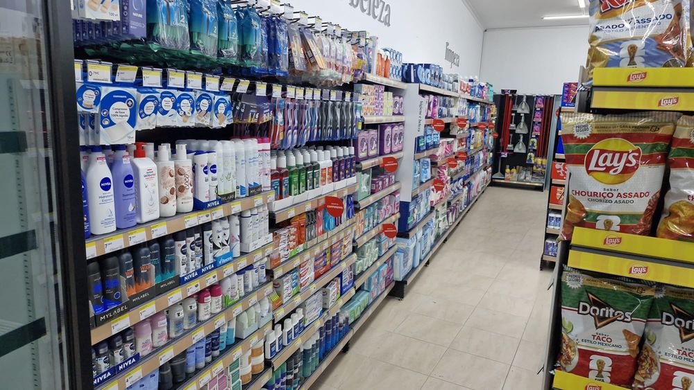 Estantaria e equipamentos de loja mini mercado