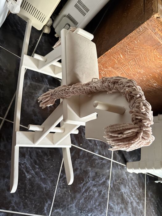 Cavalo de Baloiço Criança Madeira | branco