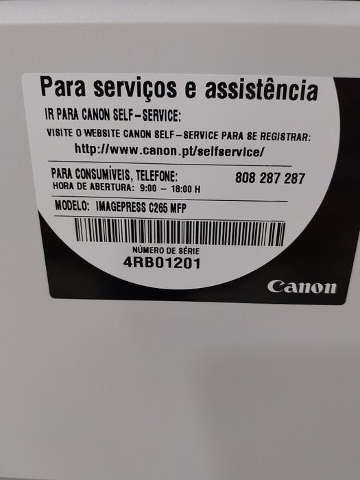 Impressora Multifunções Canon imagePRESS C265