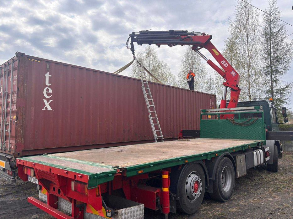 Kontenery Morskie 40HC Transport Dostawa Rozładunek