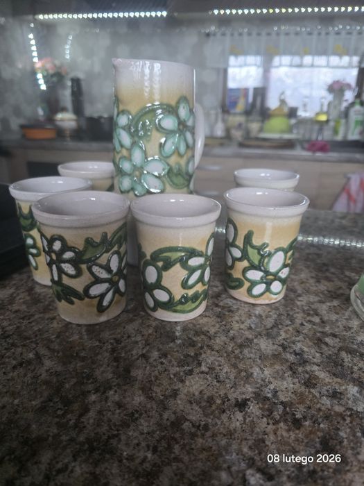 Zestaw ceramiczny świetny  ceramiczny