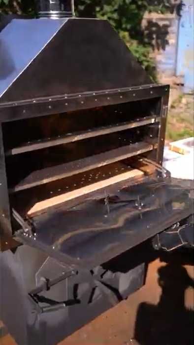 Прямоточний BBQ смокер МІНІ-500 | 25 кг за цикл