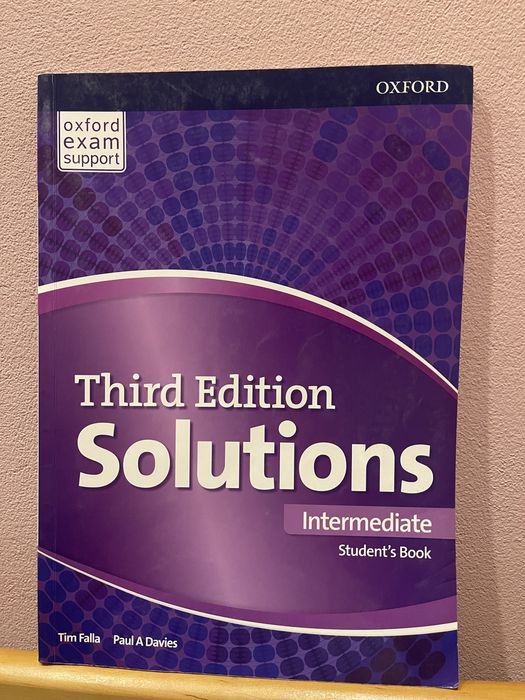 Solutions Third Edition, Intermediate (Student’s book, Workbook)
