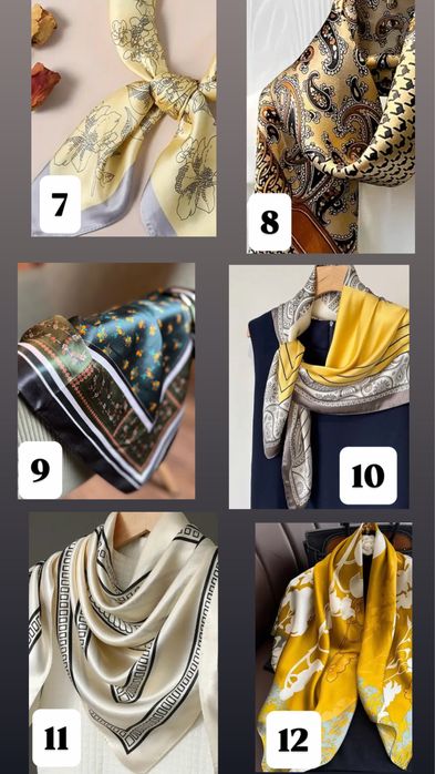 Шовкові хусточки , хустини, косинки