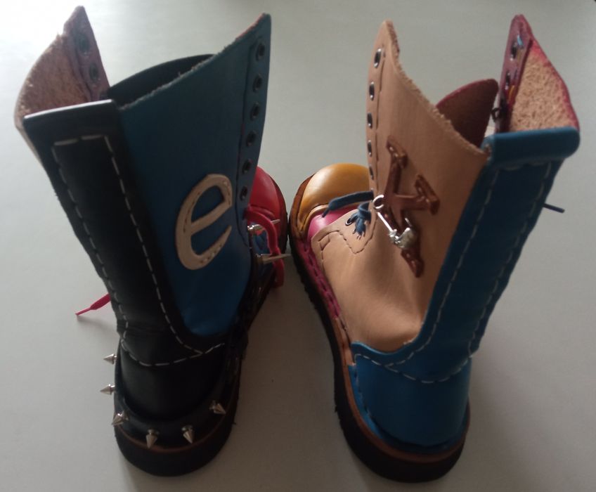 Glany hand made BOU MAS unikat#punk#goth#aeangarda