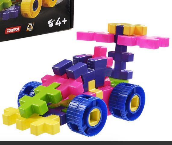 Набір машина на радіоуправлінні та конструктор Майстер Тошка