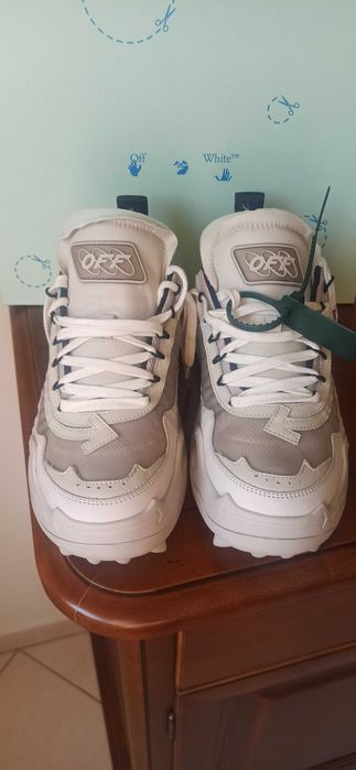 (r.42) Nowe buty Off-White Sneakersy Biały Beżowy off white