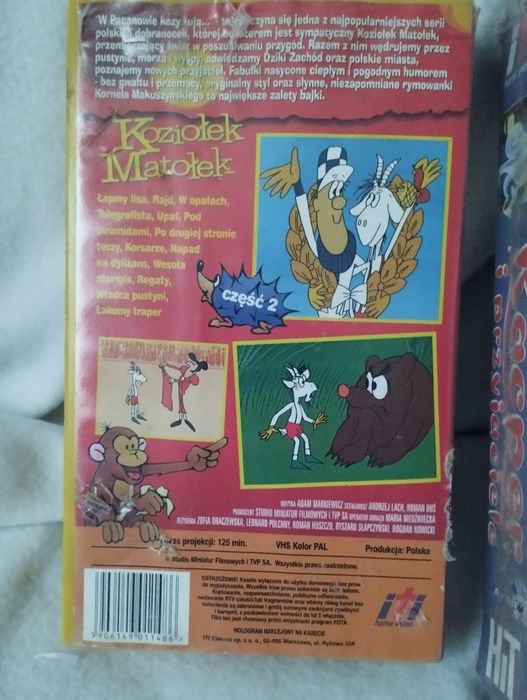Kasety VHS  z bajkami