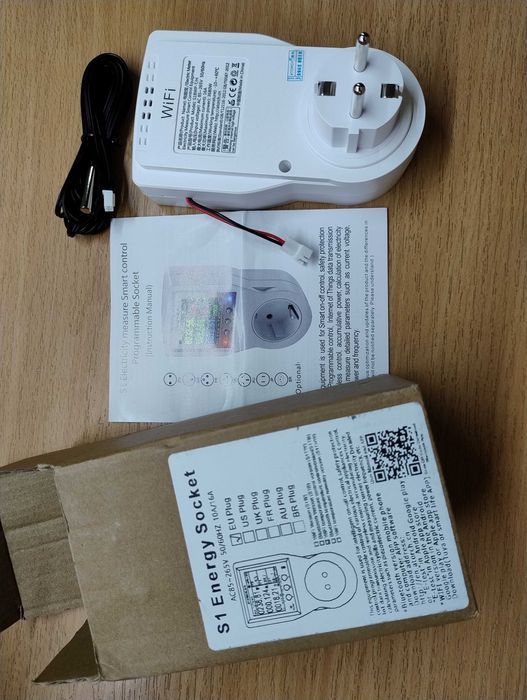 Умная розетка WiFi 20A Tuya Amazon Google Assistance Smart Plug Zigbee