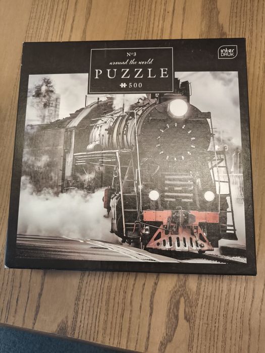 PUZZLE 500 szt pociąg