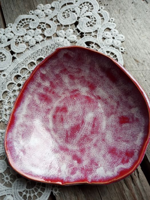 Ceramiczna miseczka liść, rękodzieło