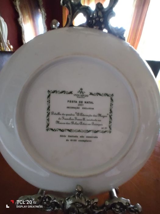 Pratos de coleção da Vista Alegre