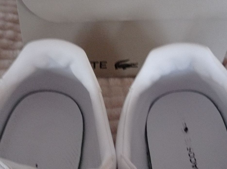 Buty Lacoste Chaymon rozmiar 46 białe skóra skórzane sneakersy j Nowe
