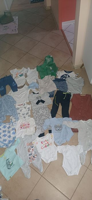 paka ponad 200 ubranek chłopięcych r. 56-62/68- 74