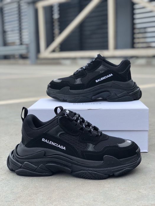 Buty Balenciaga Triple S Black 36-45 unisex trampki sneakersy