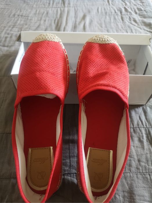 Espadryle nowe czerwone