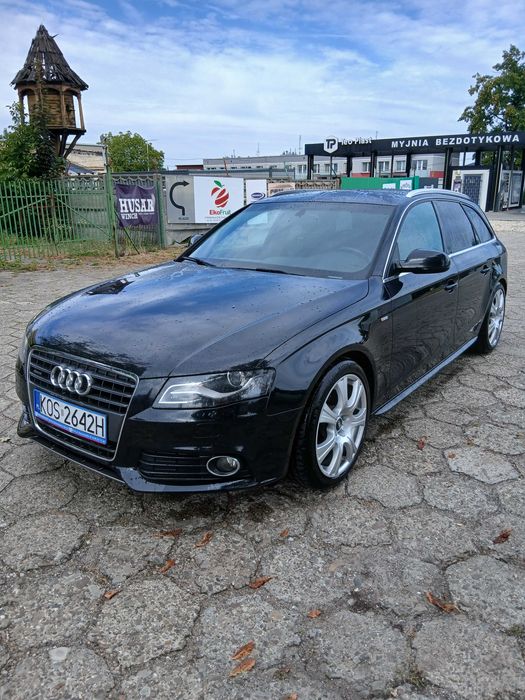 AUDI A4 B8 IDEAŁ 2.0 T 211 KM 3XS LINE alcantara quatro manual sportpakiet 2011