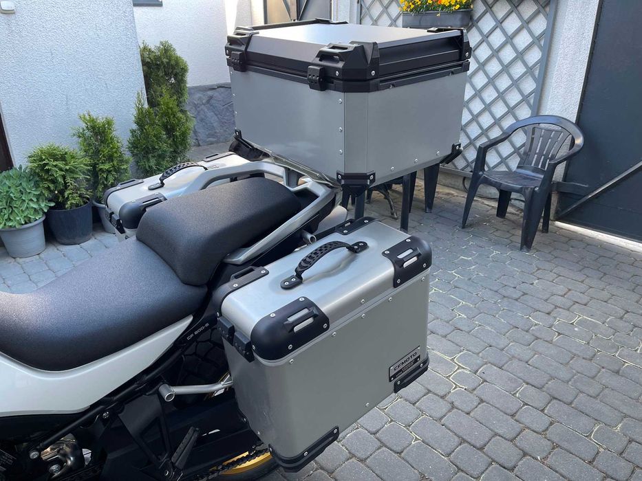 Kufer Centralny Motocyklowy ALUMINIOWY 65L Srebrny lub Czarny