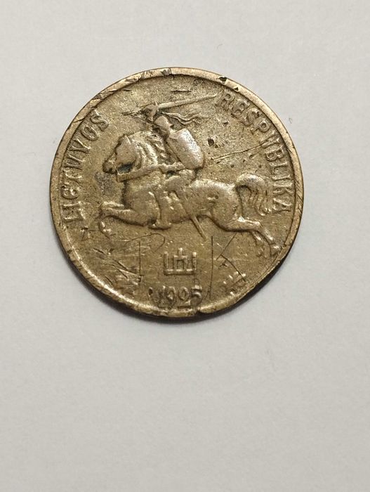 Sprzedam monetę Litwa 5 centów 1925r.