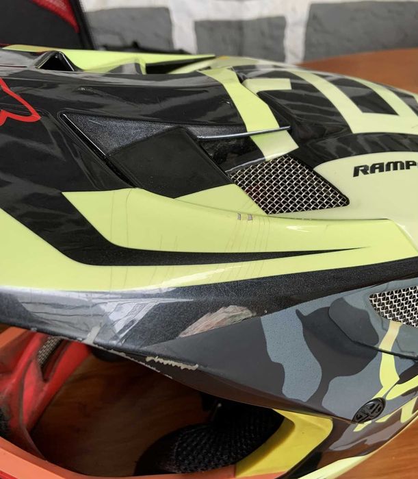 FOX Rampage Pro Carbon Black/Camo - Tamanho L