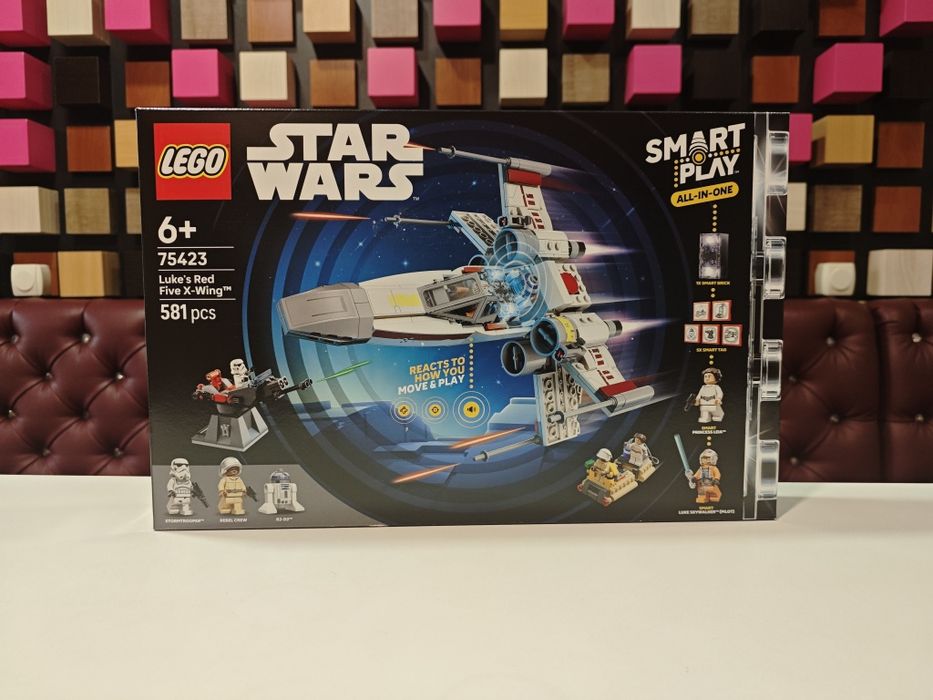LEGO 75423 Star Wars™ SMART Play™: X-Wing Люка (Червоний-5)