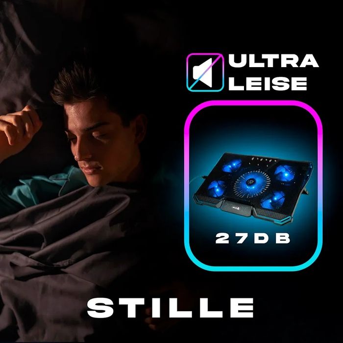 KLIM Cyclone -Podkładka chłodząca do laptopa