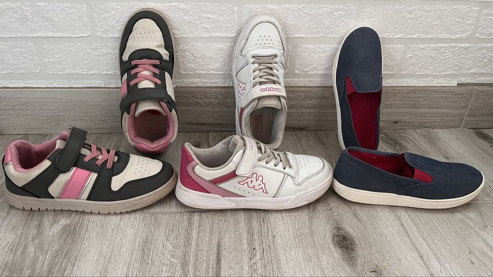 Zestaw buty  34r dla dziewczynki kappa   adidasy