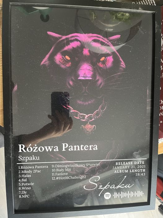 Gadżety Szpaku; preorder, gengar, plakat plyty