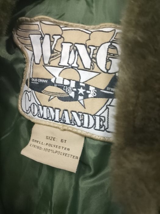 Kurtka pilotka Wing Commande róż na 6 lat Super