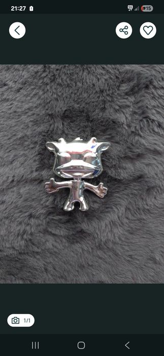 Srebrna moo krowa seria 1 milka secret box.