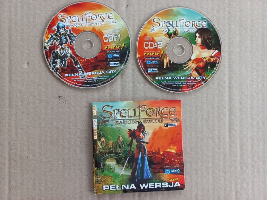 SpellForce Zakon Świtu gra 2xCD
