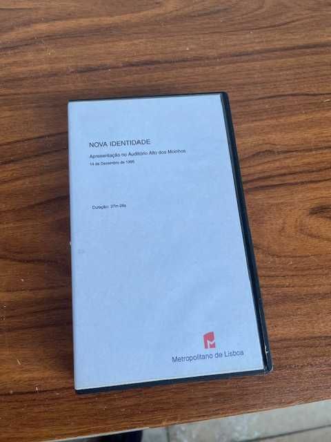 Cassetes VHS metropolitano Lisboa