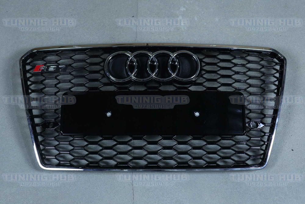 решетки радиатора ауди audi a1 q3 a4 q5 a6 a7 a8 rs s-line s решітки