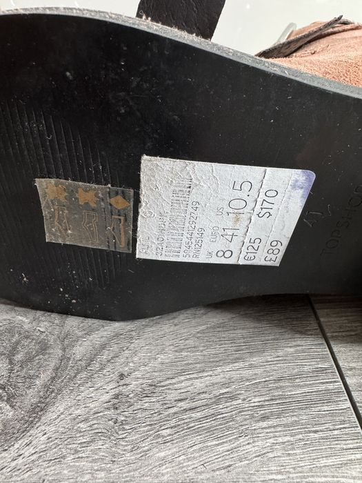Efektowne botki ze skóry Topshop 41