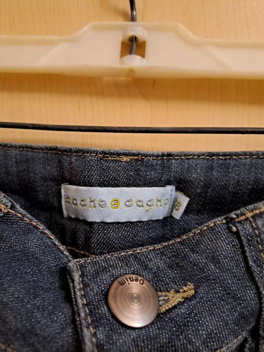 spódnica jeansowa mini cache cache 36