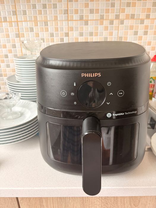 Fritadeira sem Óleo PHILIPS  (6.2 L - Preto)