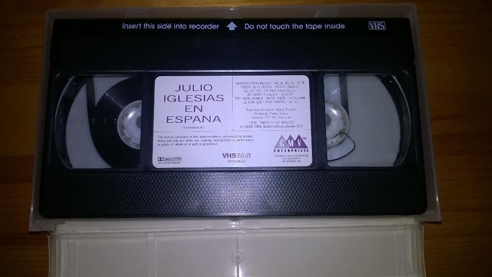 Concerto de Julio Iglesias em Espanha - VHS