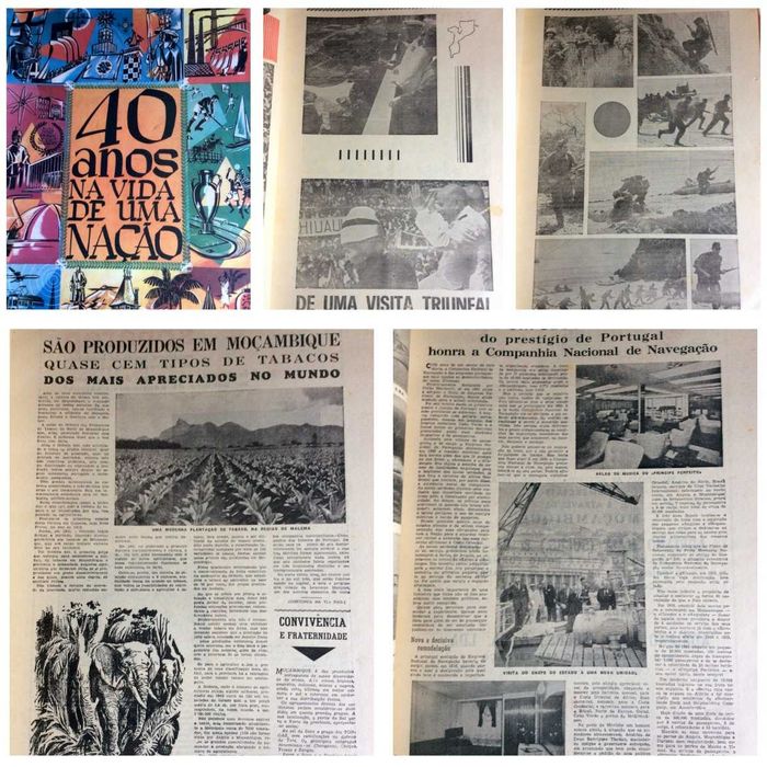 Tema: Estado Novo Publicação n.º 4 Suplemento do Diário da manhã, 28/5/1966 - Províncias de Moçambique, India, Macau e Timor.