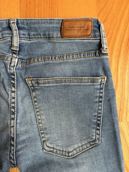 skinny jeans rurki damskie Zara r.34
