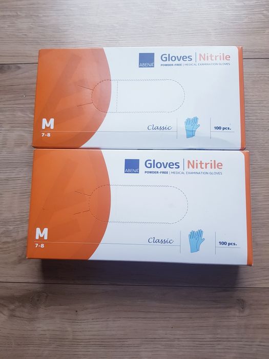 Nowe rekawice nitrynowe marki Abena 200sztuk