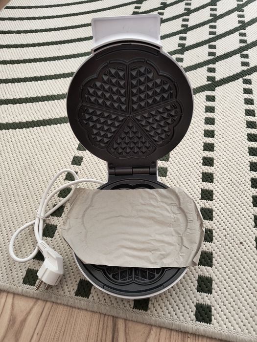 Nowa Gofrownica Melissa 1000W | Serduszka | Fabryczny Stan