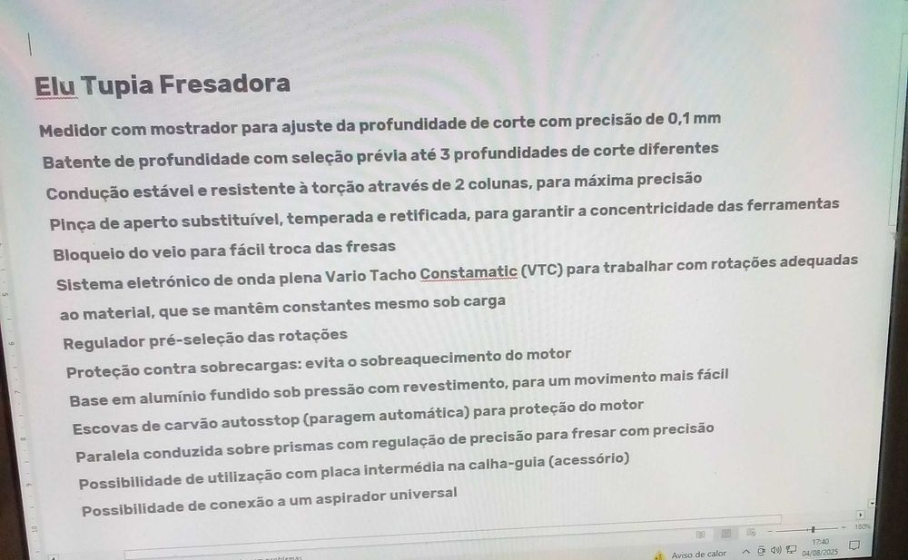 Máquina Topia Fresadora