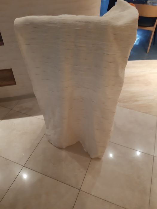 Tkanina prl vintage polyester klasyk ecru zasłona obrus inne tkanina pętelkowa klasyk