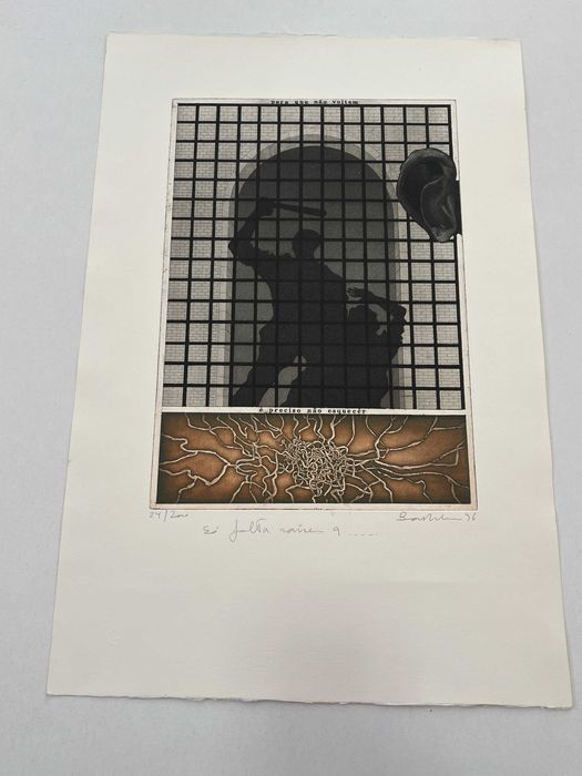 Gravura Bartolomeu Cid dos Santos 1976