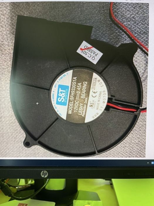 Wentylator płyty indukcyjnej Elektrolux EHH3634F9k